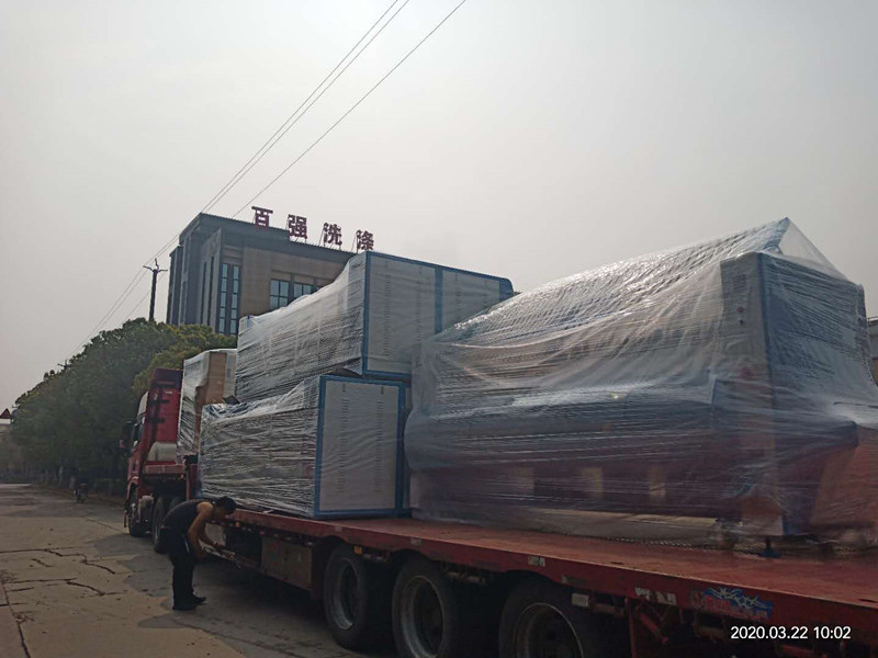 喜報！國內疫情得到有效控制 百強洗滌設備連續三天發貨